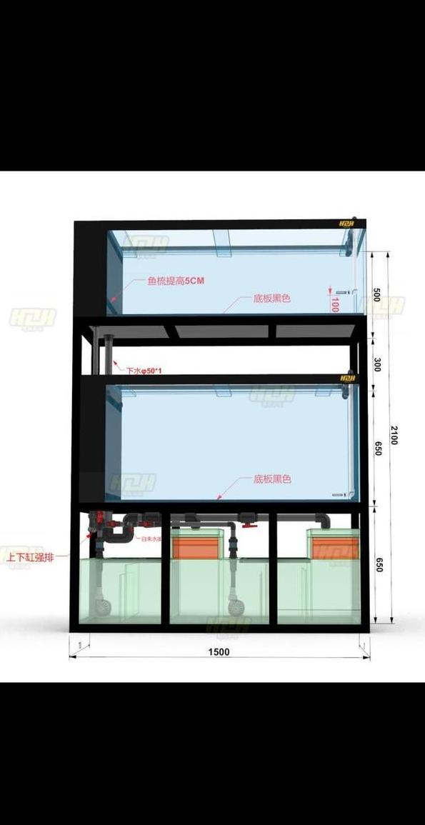 底滤鱼缸上下水不均问题及调整方法