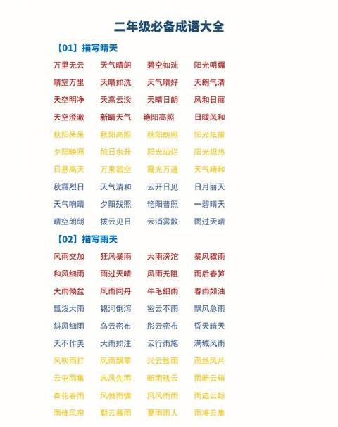 百花争艳成语大盘点