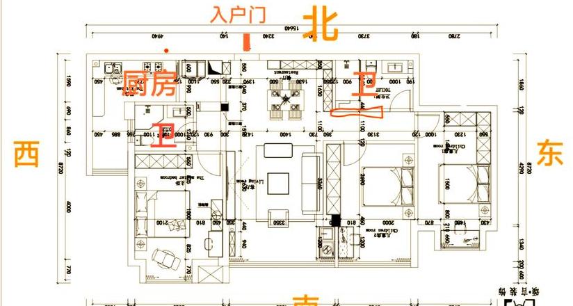 坐西北朝东南风水大门方位解析