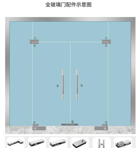 玻璃门地弹簧调整教程及安装要点